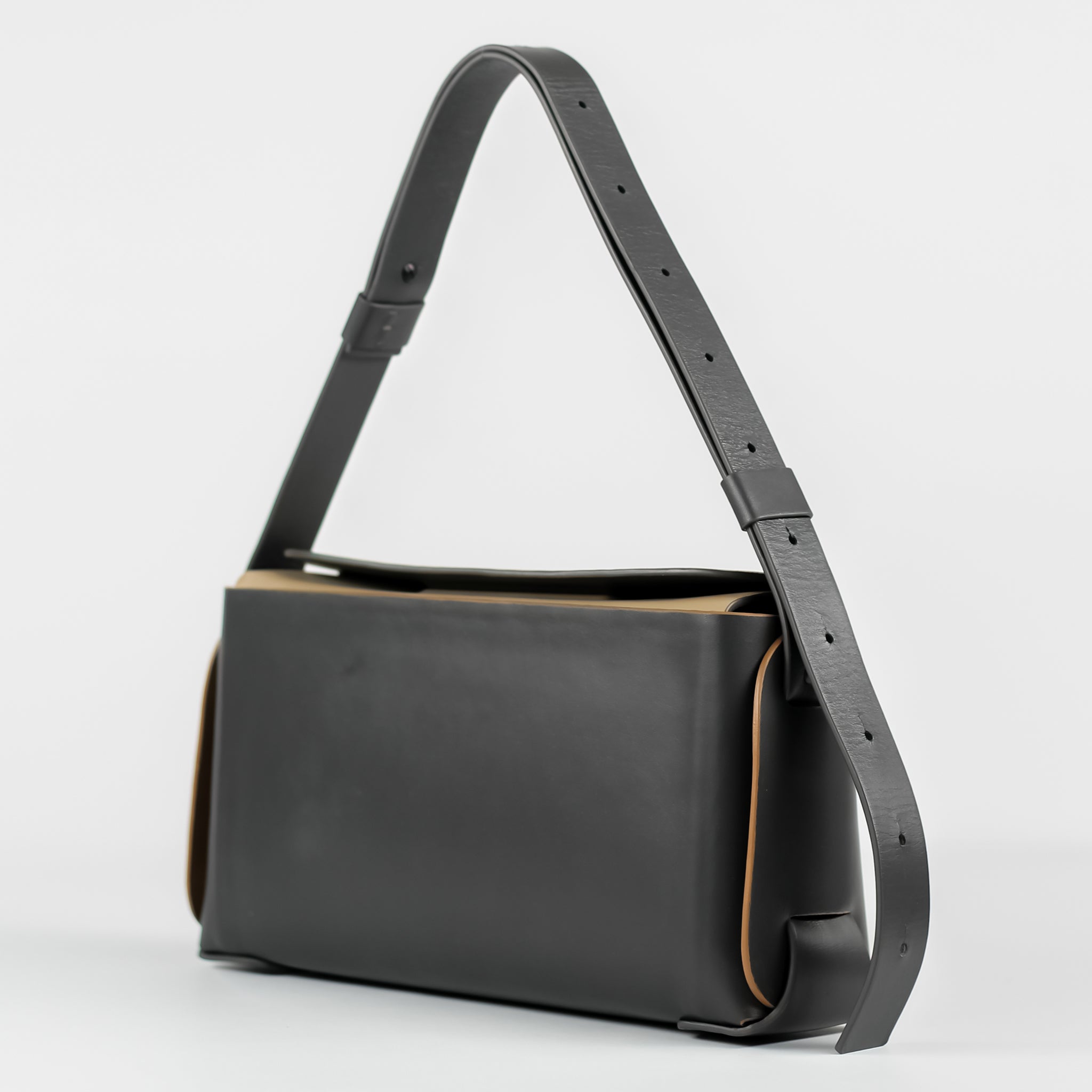 PRE ORDER - Elan shoulder bag in Asphalt Espresso