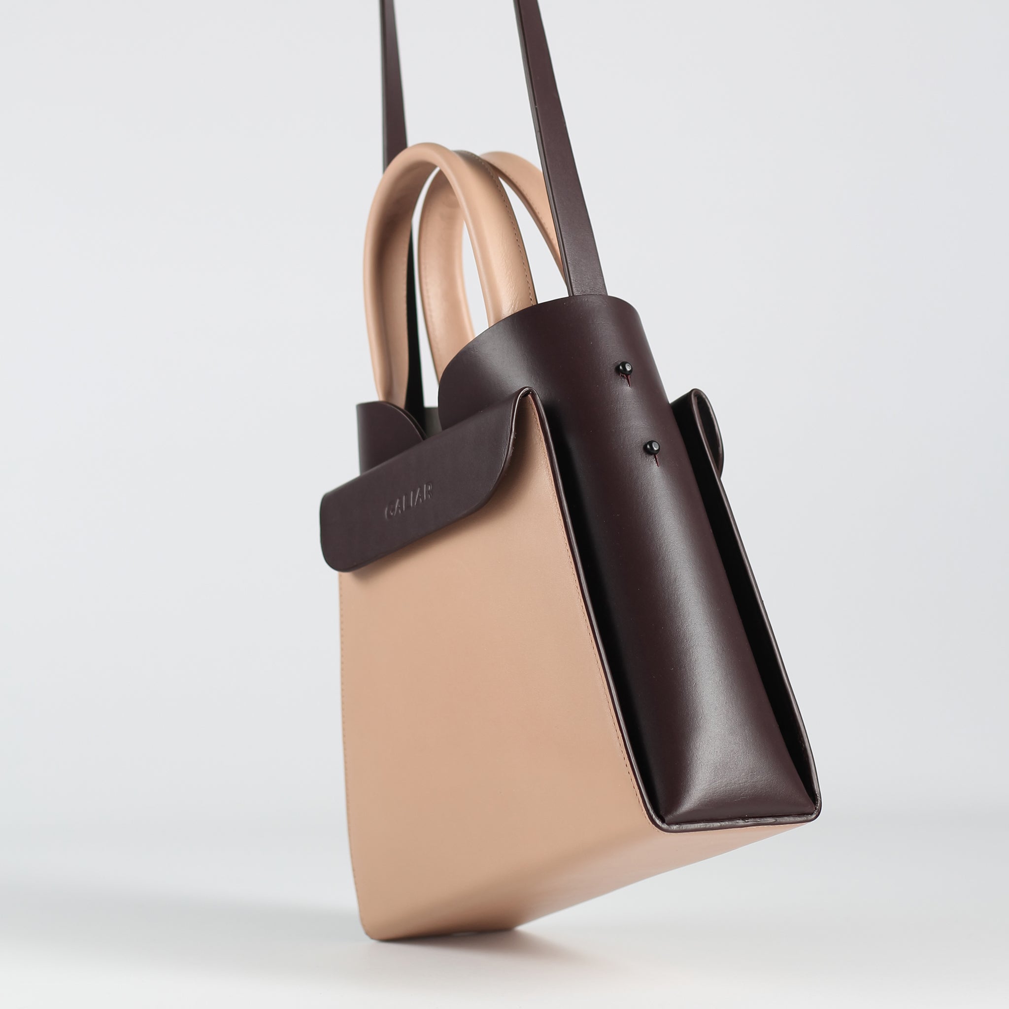 PRE ORDER - Reverie square tote in Metro Rose